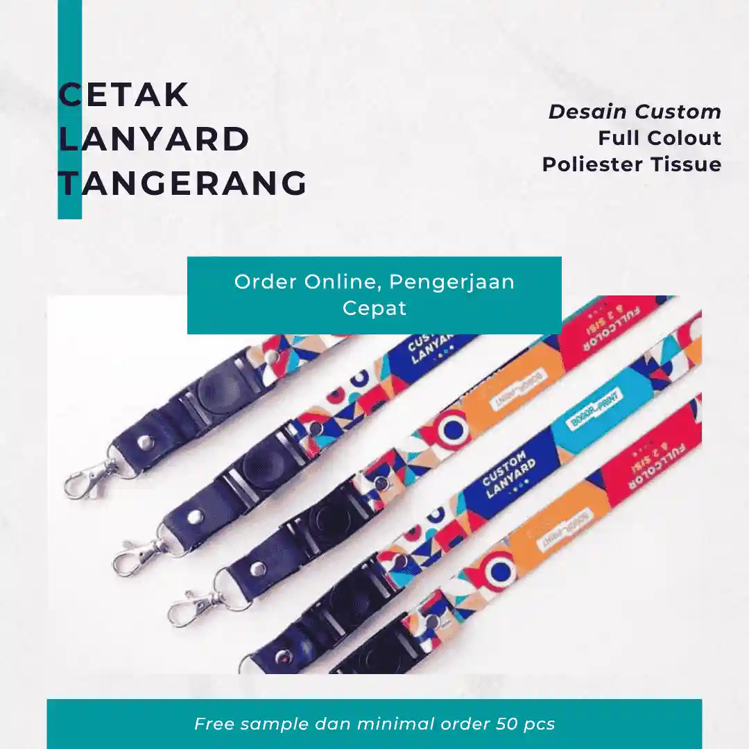 Cetak Lanyard Tangerang, Ini Panduannya